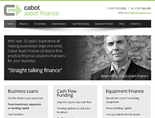 Tablet Screenshot of cabotlease.co.uk